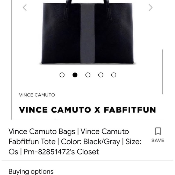 FAB FIT FUN X VINCE CAMUTO LAPTOP BAG - Picture 2 of 2